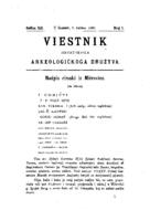 Viestnik Hrvatskoga arkeologičkoga družtva: godina XII