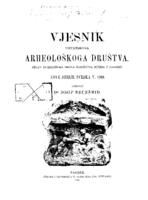 Vjesnik Hrvatskoga arheološkoga društva: nove serije sveska V. 1901.