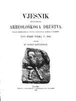 Vjesnik Hrvatskoga arheološkoga društva: nove serije sveska VI. 1902.