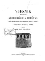 Vjesnik Hrvatskoga arheološkoga društva: nove serije sveska X. 1908/9.