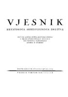 Vjesnik Hrvatskoga arheološkoga društva: nove serije sveska XVII