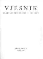 Vjesnik Arheološkog muzeja u Zagrebu: serije III svezak II