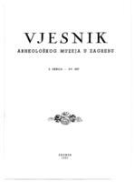 Vjesnik Arheološkog muzeja u Zagrebu: 3. serija – sv. XIV