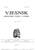 Vjesnik Arheološkog muzeja u Zagrebu: 3. serija – sv. XXI