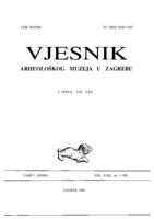 Vjesnik Arheološkog muzeja u Zagrebu: 3. serija – sv. XXII