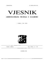 Vjesnik Arheološkog muzeja u Zagrebu: 3. serija – sv. XXIII