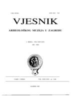 Vjesnik Arheološkog muzeja u Zagrebu: 3. serija – sv. XXIV-XXV