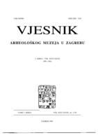 Vjesnik Arheološkog muzeja u Zagrebu: 3. serija – sv. XXVI-XXVII