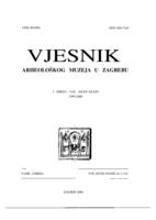 Vjesnik Arheološkog muzeja u Zagrebu: 3. serija – sv. XXXII-XXXIII