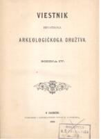 prikaz prve stranice dokumenta Viestnik Hrvatskoga arkeologičkoga družtva: godina IV