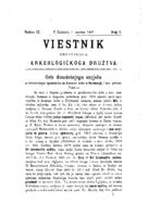 prikaz prve stranice dokumenta Viestnik Hrvatskoga arkeologičkoga družtva: godina VII