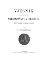 prikaz prve stranice dokumenta Vjesnik Hrvatskoga arheološkoga društva: nove serije godina II 1896 7.