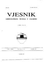 prikaz prve stranice dokumenta Vjesnik Arheološkog muzeja u Zagrebu: 3. serija – sv. XX