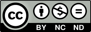 Licence Attribution-NonCommercial-NoDerivatives 4.0 International (CC BY-NC-ND 4.0) icon